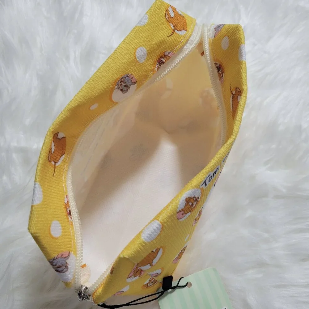 Tom & Jerry Cheese Themed Cosmetic Bag